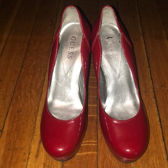 Guess Shoes - Guess Heels 👠 Vernis Red